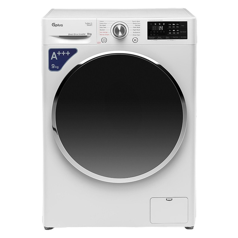 ماشین لباسشویی 9 کیلوگرم اتوماتیک جی پلاس مدل GWM-M990W